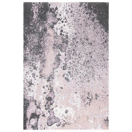 Safavieh 10 ft. 6 in. x 14 ft. Glacier Contemporary Rectangle Power Loomed Rug - Pink & Gray GLA124U-10